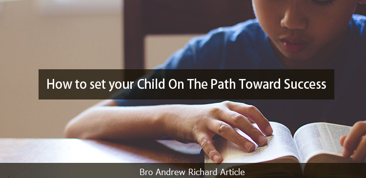 In order to set your child on the path toward success, you have to provide them with a map and light the way. Children who are on the path toward becoming successful aren't there on accident.